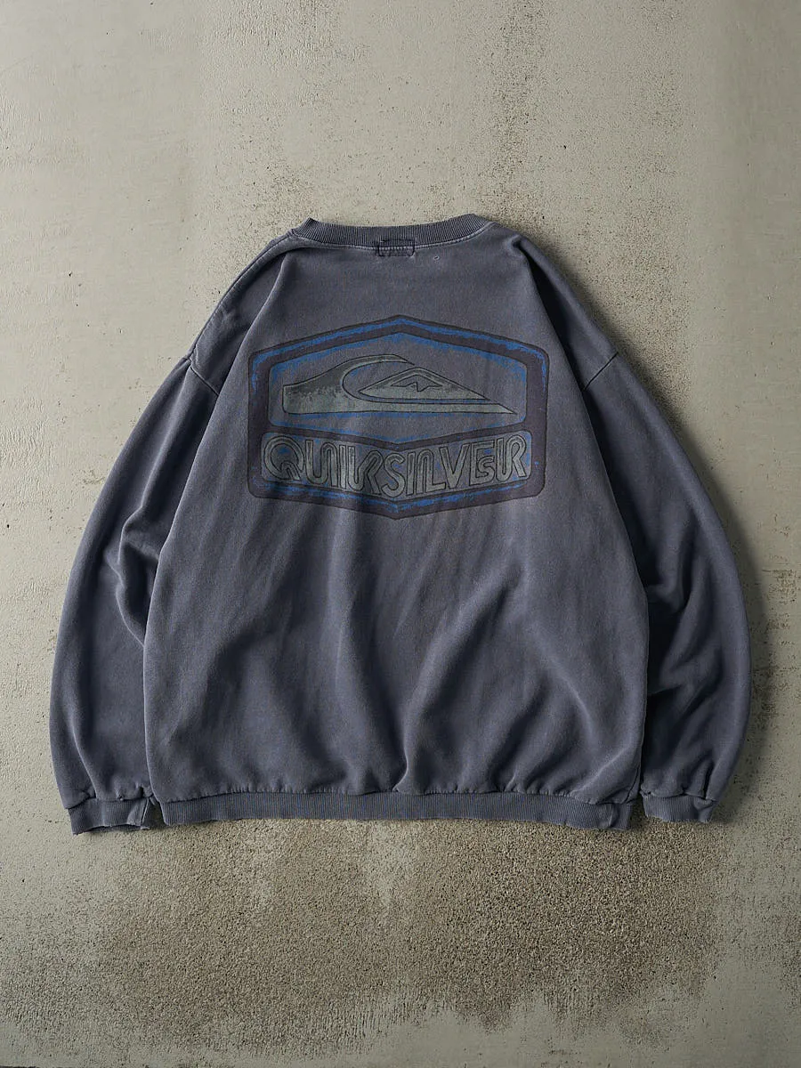 Vintage 90s Washed Blue Quiksilver Crewneck (XL/XXL) sold by Rebalance Vintage product image thumbnail 3