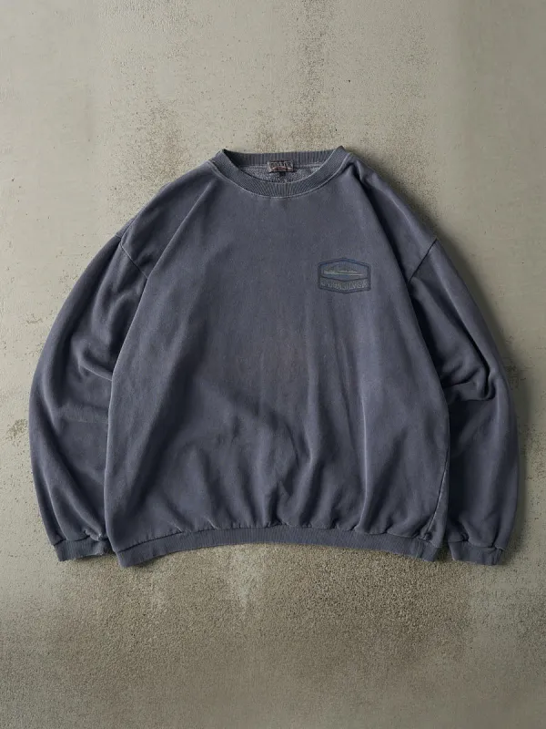 Vintage 90s Washed Blue Quiksilver Crewneck (XL/XXL) made by Rebalance Vintage