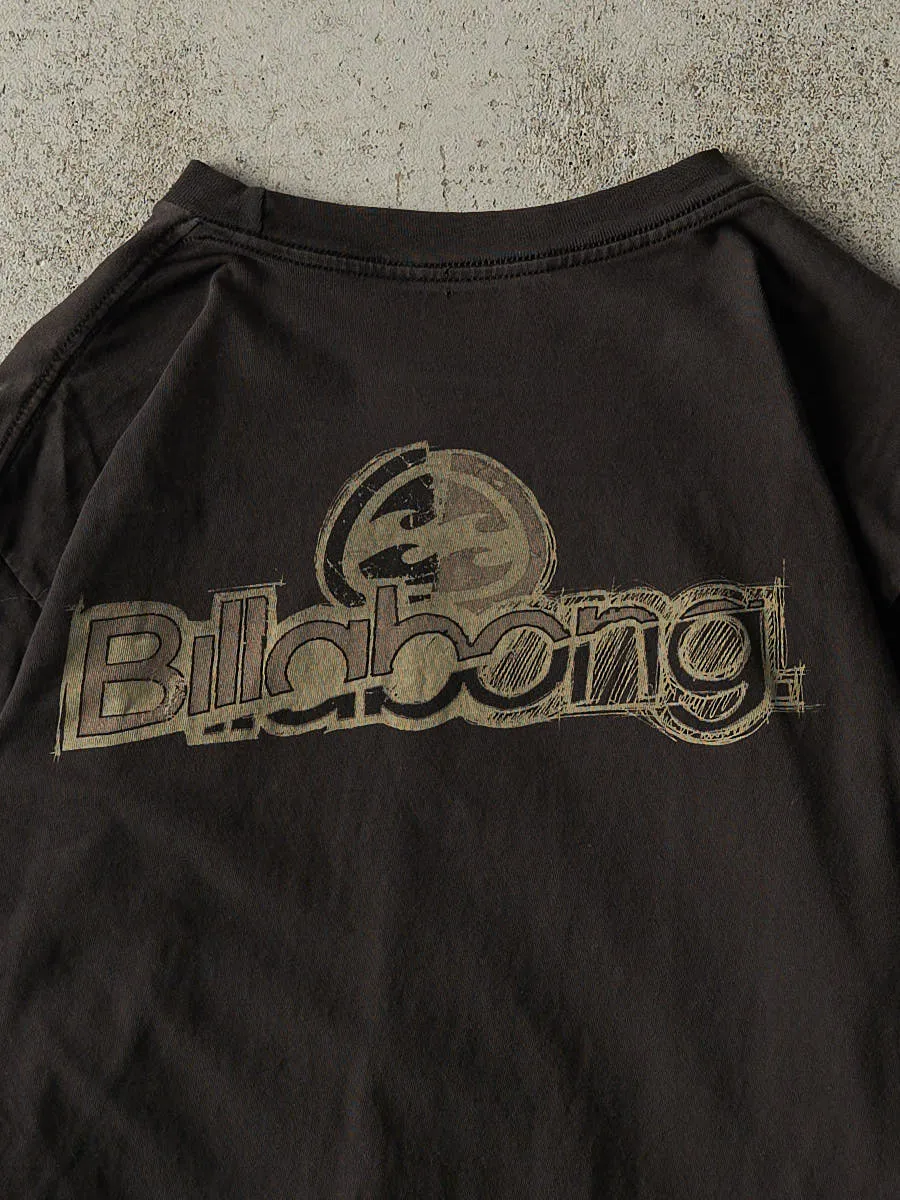 Vintage Y2K Faded Black Billabong Long Sleeve (S/M) sold by Rebalance Vintage product image thumbnail 4