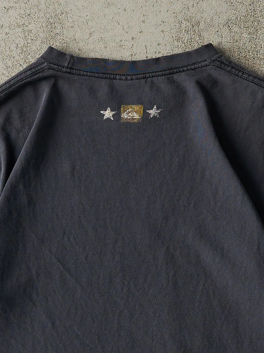 Vintage Y2K Navy Blue Quiksilver Logo Tee (M) sold by Rebalance Vintage product image thumbnail 4