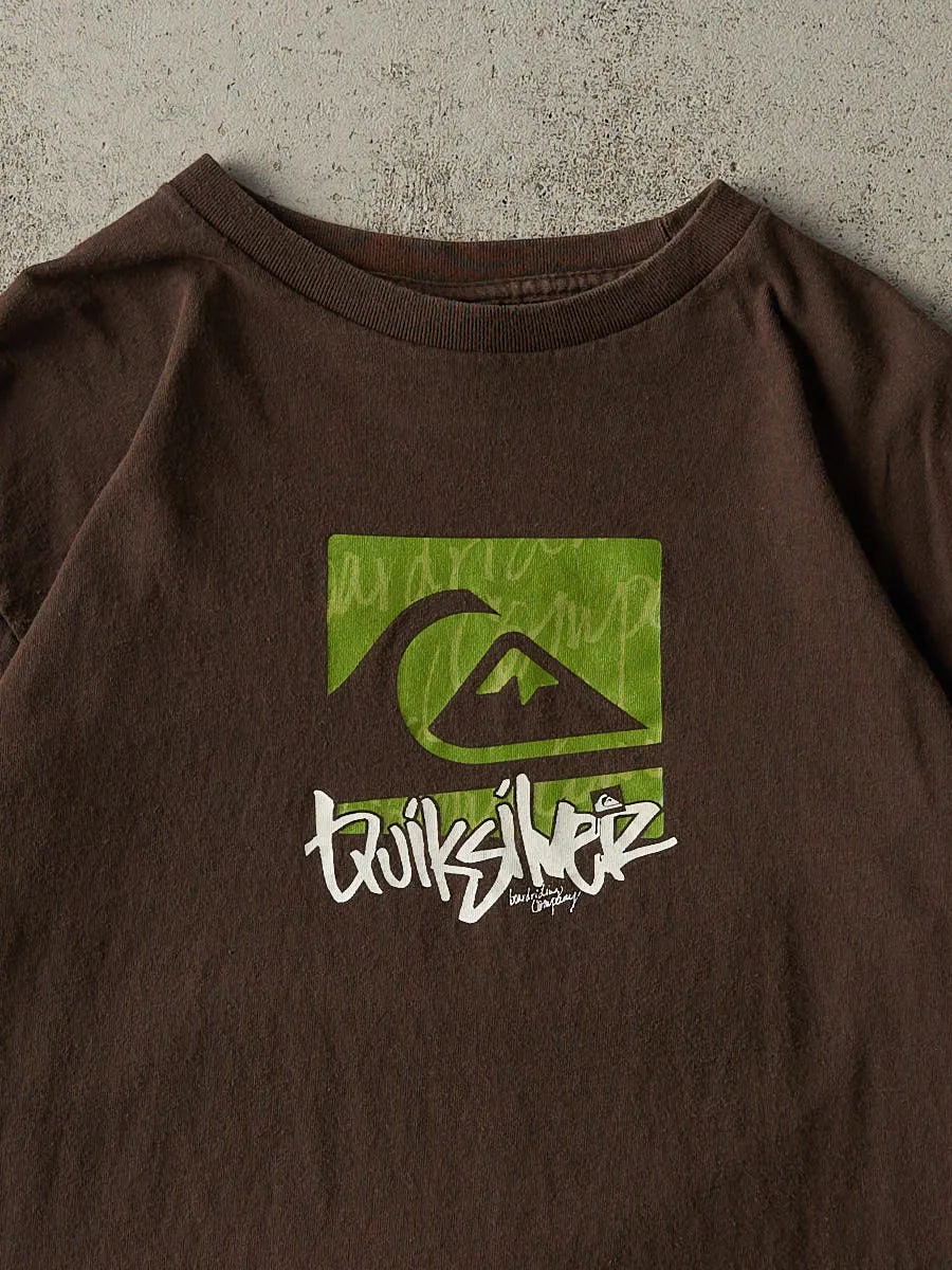 Vintage Y2K Brown Quiksilver Long Sleeve (M) sold by Rebalance Vintage product image thumbnail 3