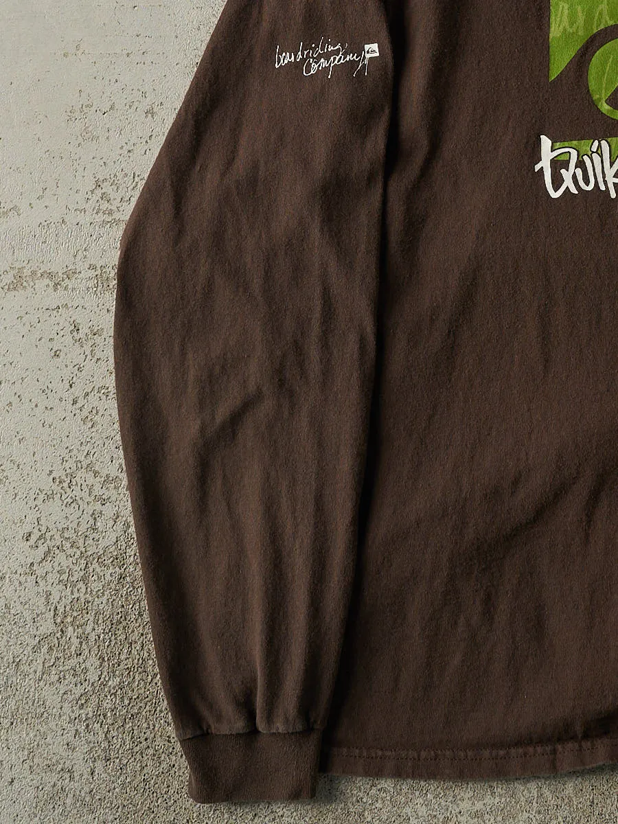 Vintage Y2K Brown Quiksilver Long Sleeve (M) sold by Rebalance Vintage product image thumbnail 2