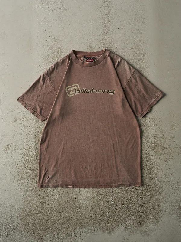 Vintage Y2K Brown Billabong Tee (M/L) made by Rebalance Vintage