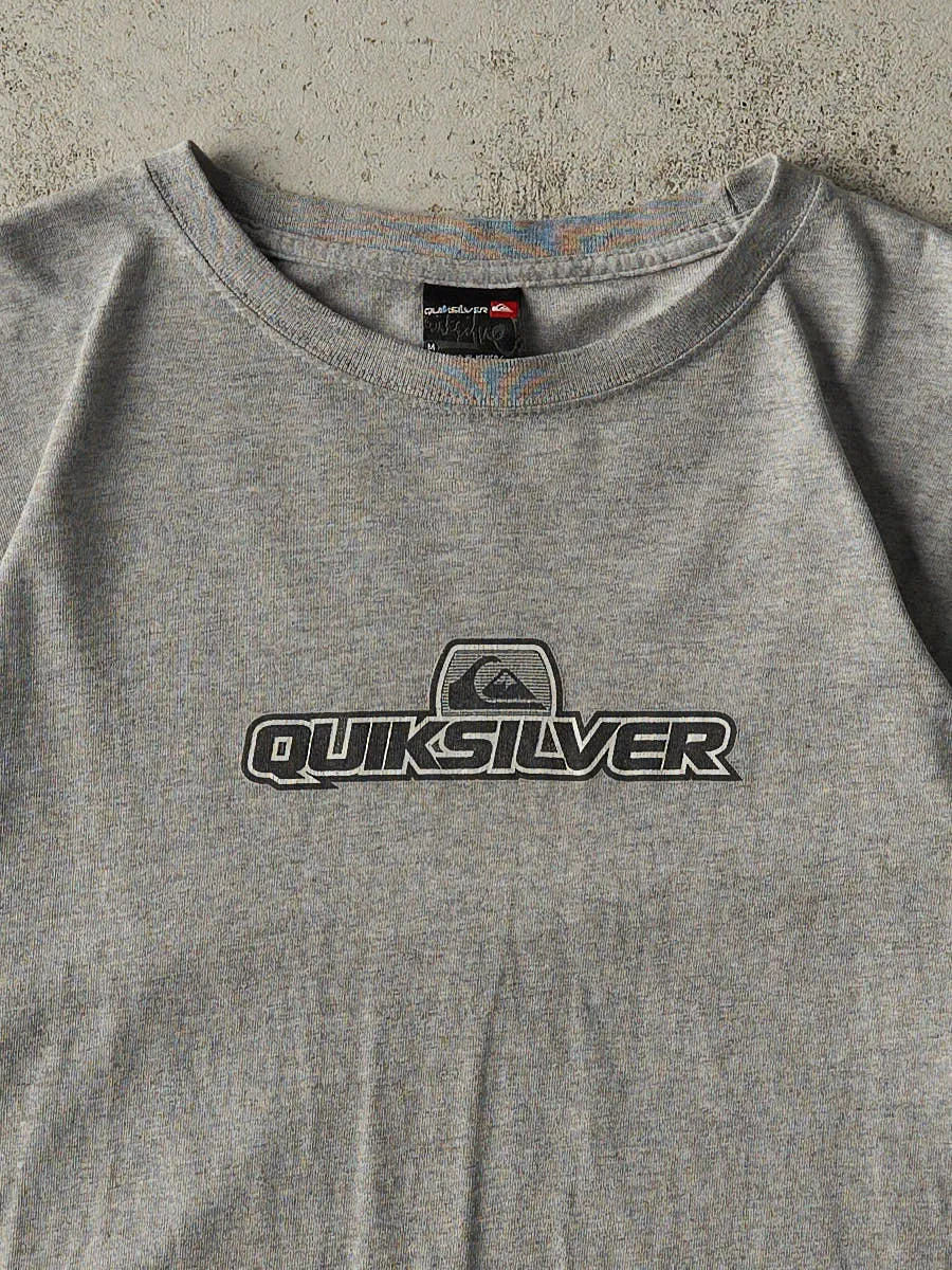 Vintage Y2K Grey Quiksilver Tee (M) sold by Rebalance Vintage product image thumbnail 3