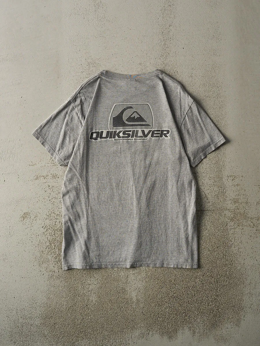 Vintage Y2K Grey Quiksilver Tee (M) sold by Rebalance Vintage product image thumbnail 2