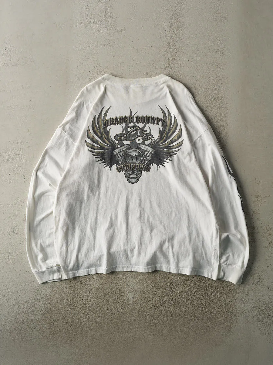 Vintage Y2K White Orange County Choppers Long Sleeve (XXL) sold by Rebalance Vintage product image thumbnail 3