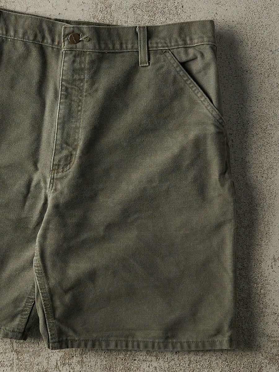 Vintage Y2K Green Carhartt Carpenter Shorts (38x9) sold by Rebalance Vintage product image thumbnail 4