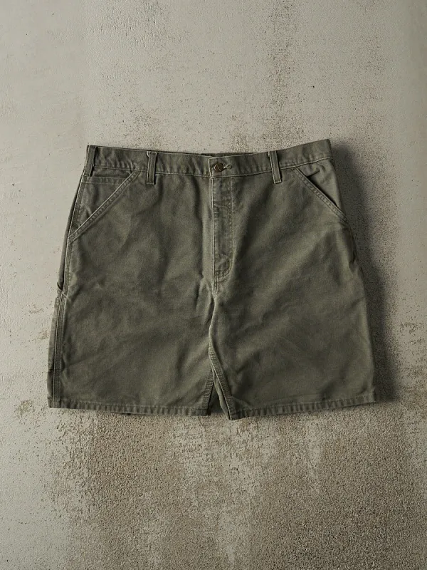 Vintage Y2K Green Carhartt Carpenter Shorts (38x9) sold by Rebalance Vintage