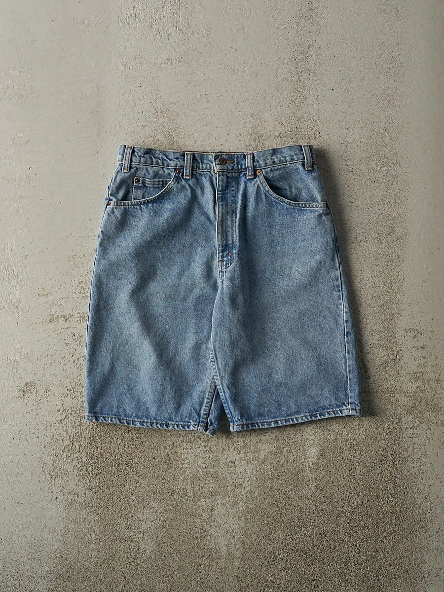 Vintage 80s Light Wash Levi's 634 Orange Tab Jean Shorts (31x11) sold by Rebalance Vintage