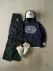 Vintage Y2K Faded Black Carhartt Double Knee Cargo Pants (33x34) sold by Rebalance Vintage