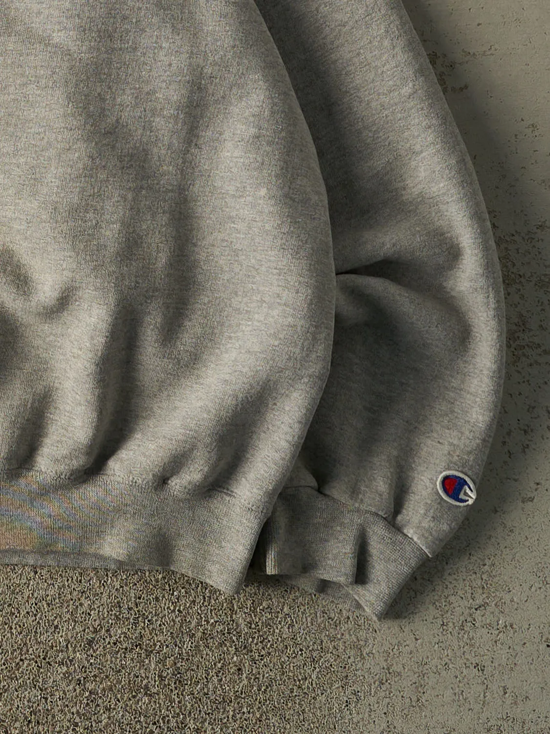 Vintage 90s Grey Champion Embroidered Boxy Crewneck (L) sold by Rebalance Vintage product image thumbnail 3