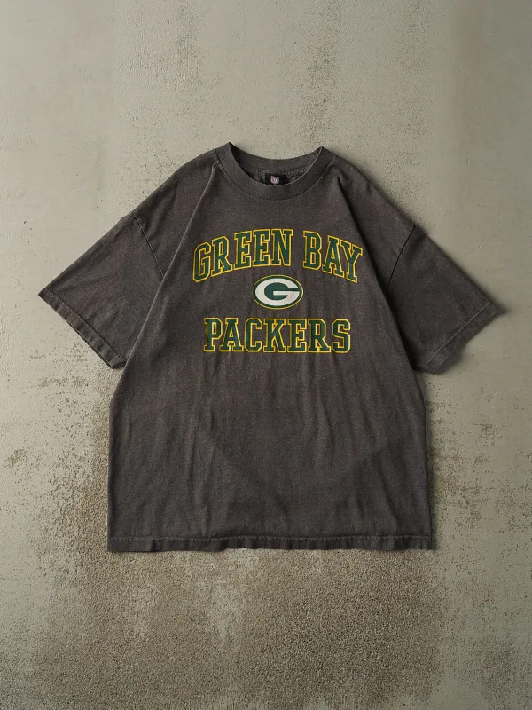Vintage Y2K Charcoal Grey Green Bay Packers Tee (XL) sold by Rebalance Vintage