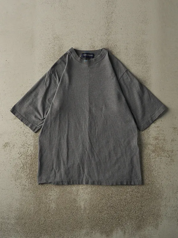 Vintage Y2K Charcoal Grey Denver Hayes Blank Tee (M/L) sold by Rebalance Vintage