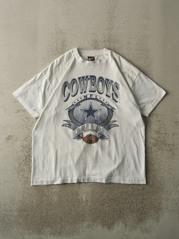 Vintage 94' White Dallas Cowboys Single Stitch Tee (L/XL) sold by Rebalance Vintage