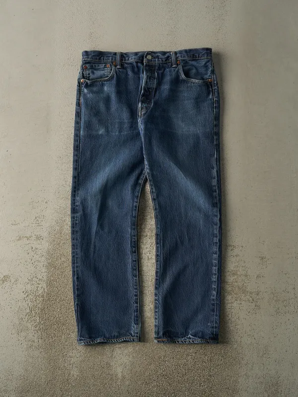 Vintage Y2K Dark Wash Levi's 501 Jeans (35.5x29) sold by Rebalance Vintage