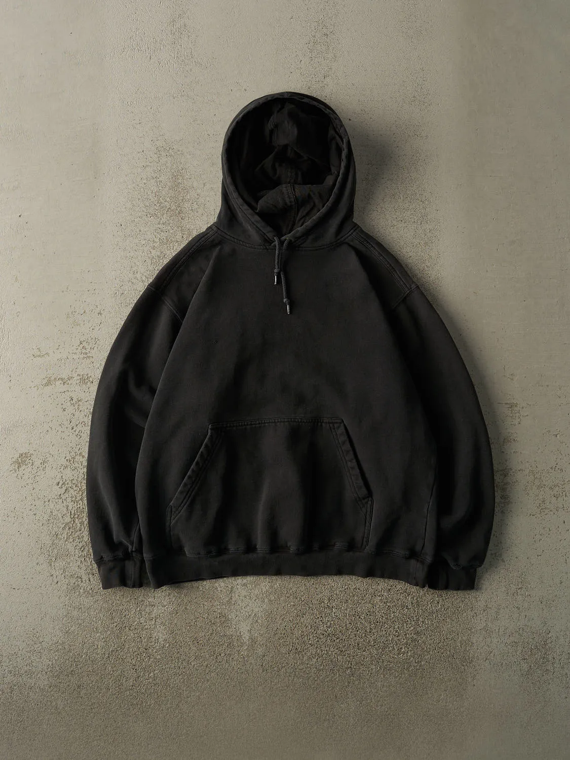 Vintage 90s Faded Black Lee Blank Hoodie (M/L) sold by Rebalance Vintage