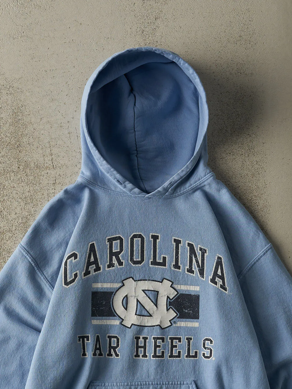 Vintage Y2K Blue University of North Carolina Tar Heels Hoodie (S/M) sold by Rebalance Vintage product image thumbnail 2