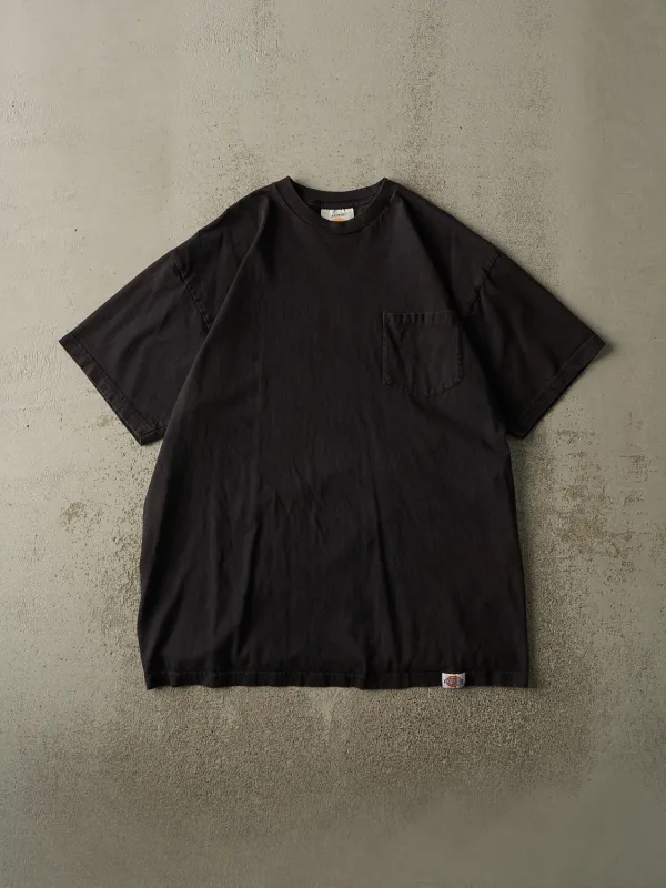 Vintage 90s Black Blank Dickies Pocket Tee (L/XL) sold by Rebalance Vintage