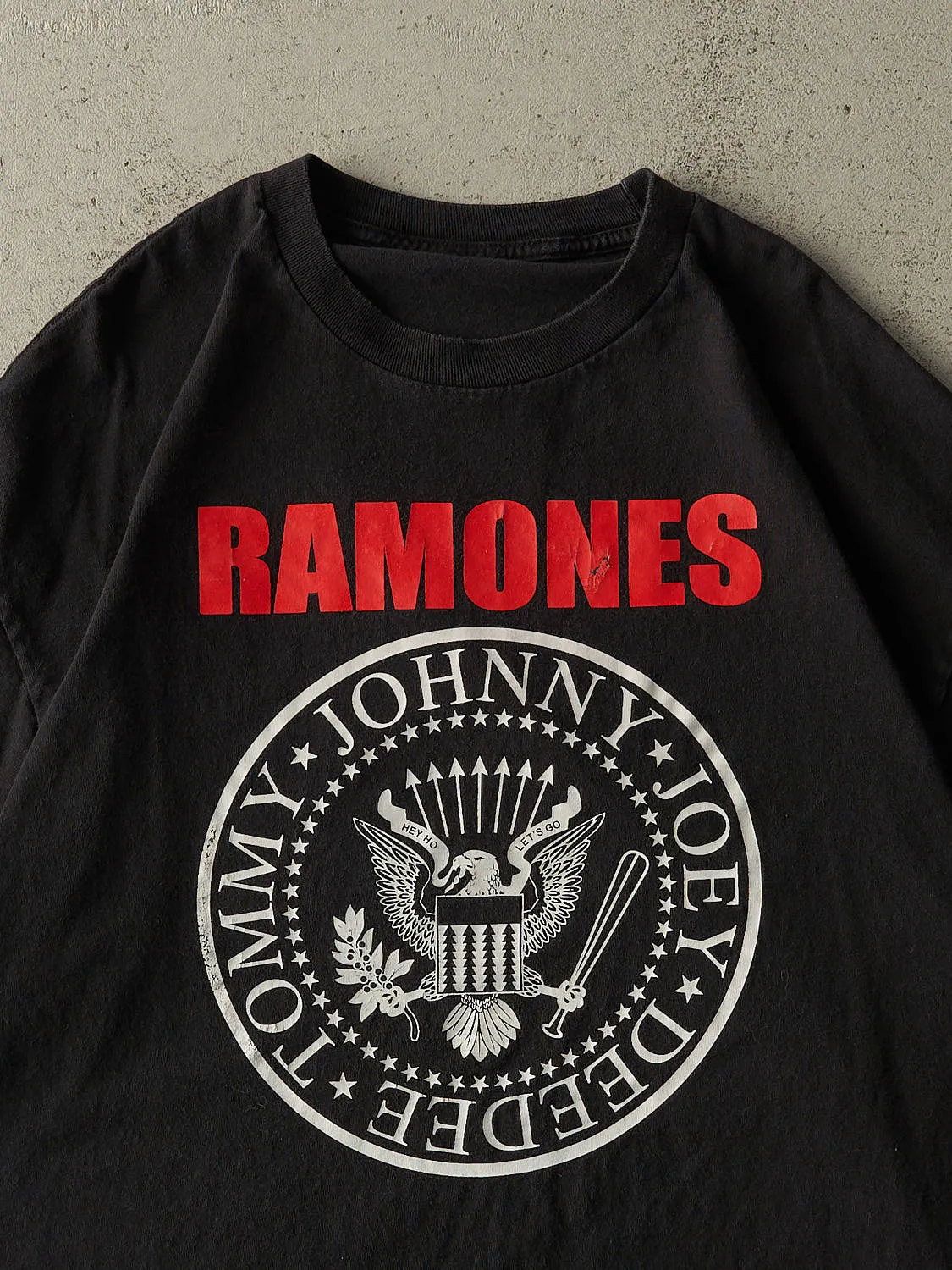 Vintage 90s Black Ramones Tee (XL/XXL) sold by Rebalance Vintage product image thumbnail 2