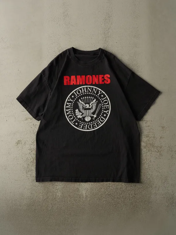 Vintage 90s Black Ramones Tee (XL/XXL) sold by Rebalance Vintage