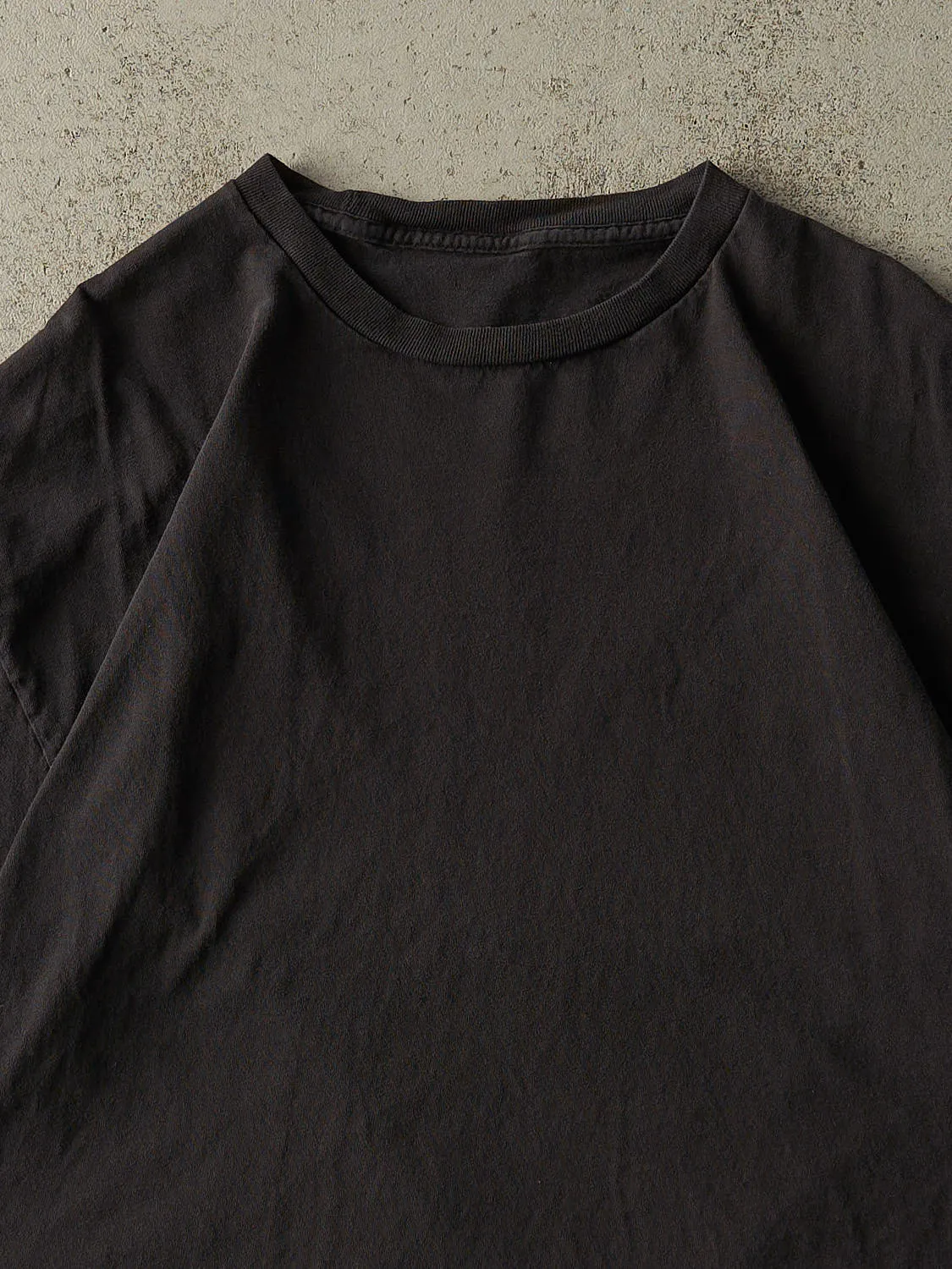Vintage 90s Black Blank Tee (L/XL) sold by Rebalance Vintage product image thumbnail 2