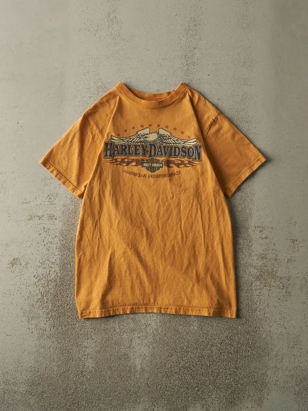Vintage 07' Yellow Mansfield Ohio Harley Davidson Tee (S/M) sold by Rebalance Vintage