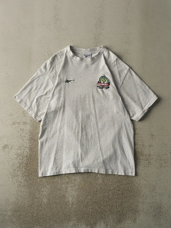 Vintage 97' Heather Grey Florida Citrus Bowl Reebok Embroidered Tee (L/XL) sold by Rebalance Vintage