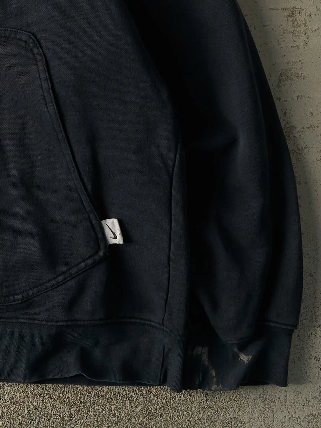 Vintage Y2K Faded Black Nike Embroidered Hoodie (XL) sold by Rebalance Vintage product image thumbnail 3