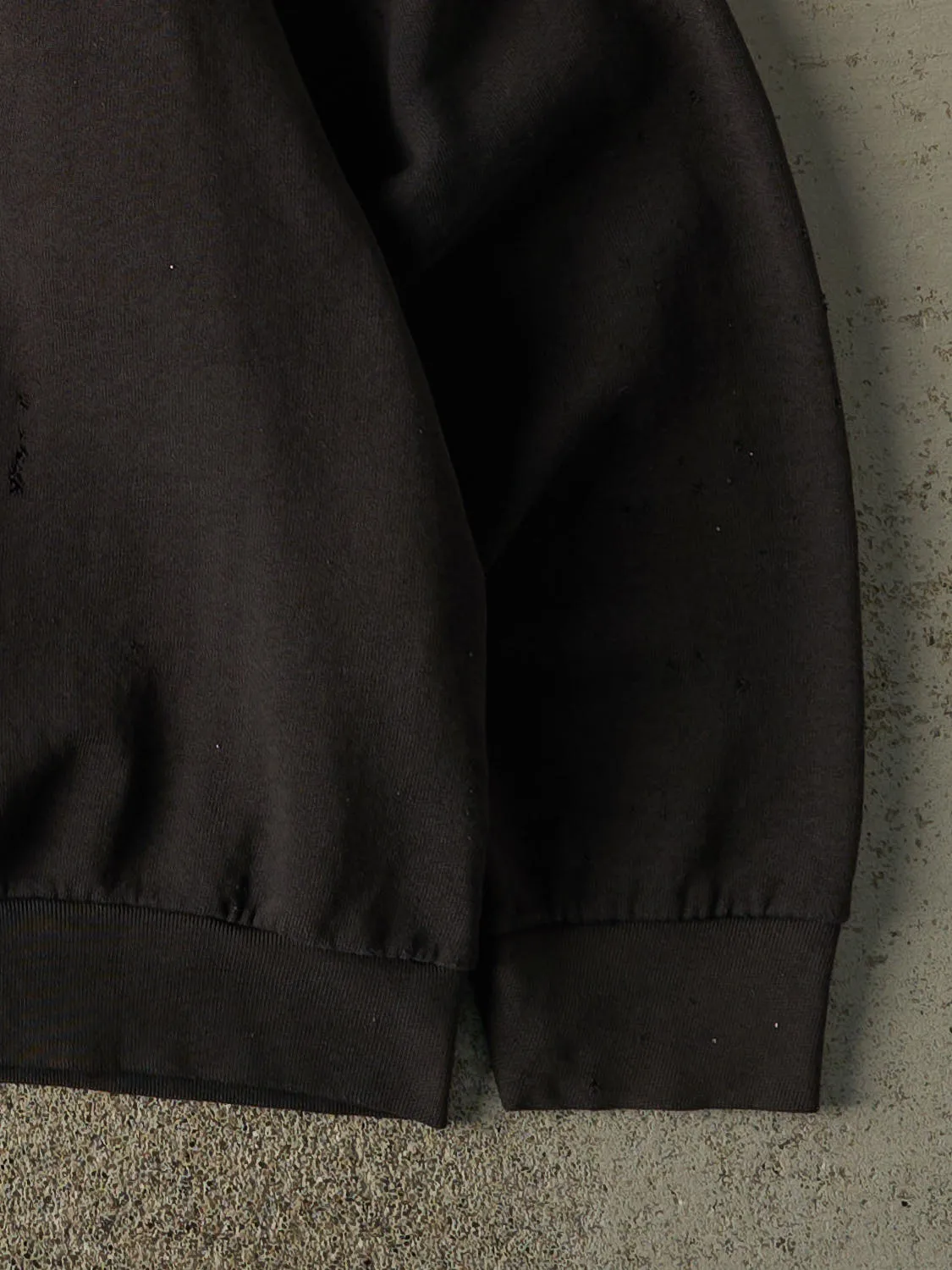 Vintage 80s Faded Black Blank Crewneck (XL) sold by Rebalance Vintage product image thumbnail 3