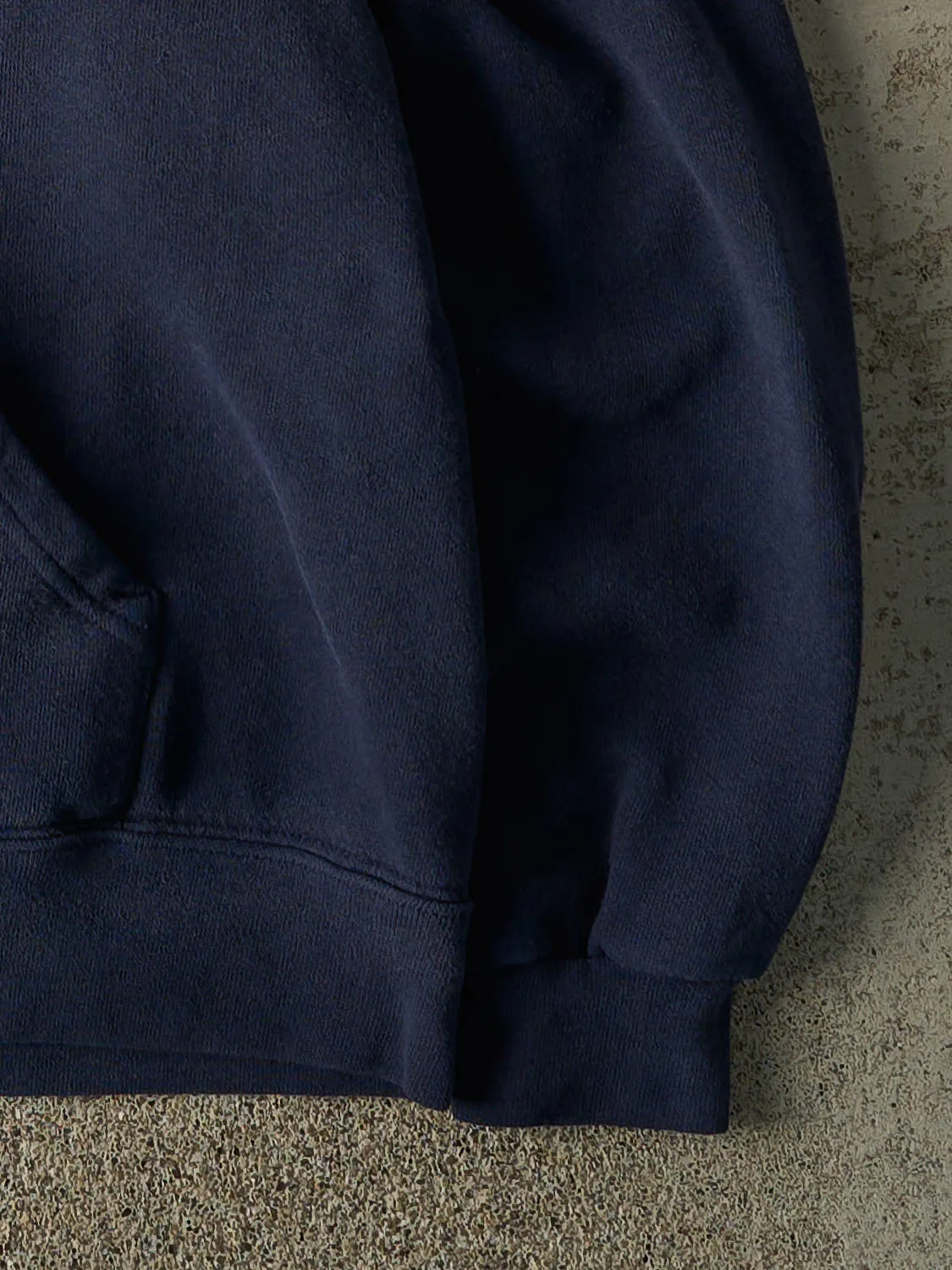 Vintage Y2K Navy Blue US Navy Zip Up Hoodie (M) sold by Rebalance Vintage product image thumbnail 3