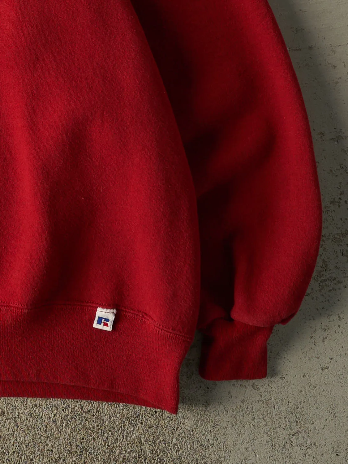 Vintage 90s Red Russell Athletic Blank Crewneck (XL/XXL) sold by Rebalance Vintage product image thumbnail 3
