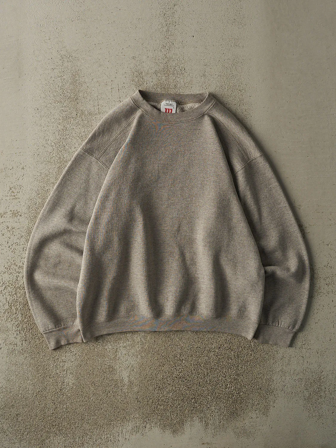 Vintage 90s Beige Blank Wilson Crewneck (M/L) sold by Rebalance Vintage