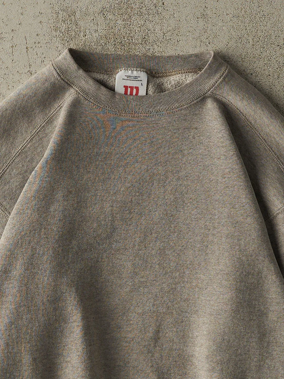 Vintage 90s Beige Blank Wilson Crewneck (M/L) sold by Rebalance Vintage product image thumbnail 2