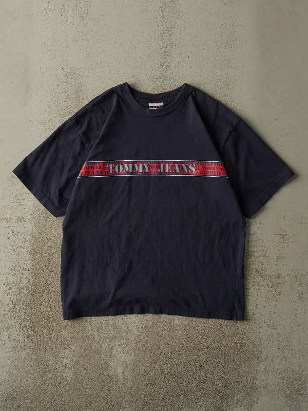 Vintage 90s Navy Blue Tommy Jeans Tee (M/L) sold by Rebalance Vintage