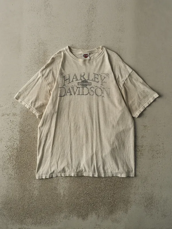 Vintage 10' Beige Wichita Falls Texas Harley Davidson Tee (L/XL) sold by Rebalance Vintage
