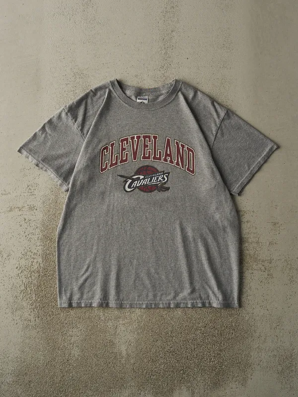 Vintage Y2K Grey Cleveland Cavaliers #23 Lebron James Tee (L) sold by Rebalance Vintage