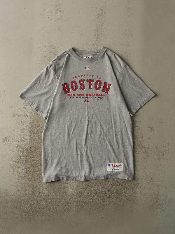 Vintage 08' Grey Boston Red Sox Tee (L/XL) sold by Rebalance Vintage