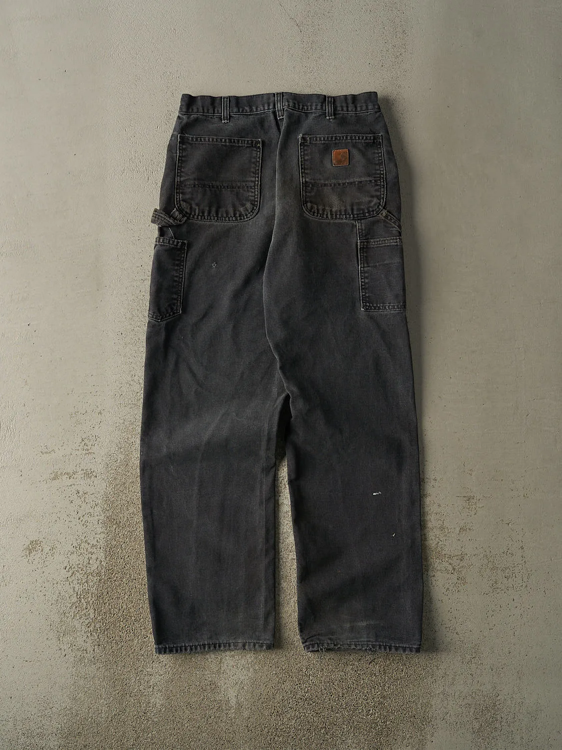 Vintage Y2K Faded Black Carhartt Carpenter Pants (32x32.5) sold by Rebalance Vintage product image thumbnail 3