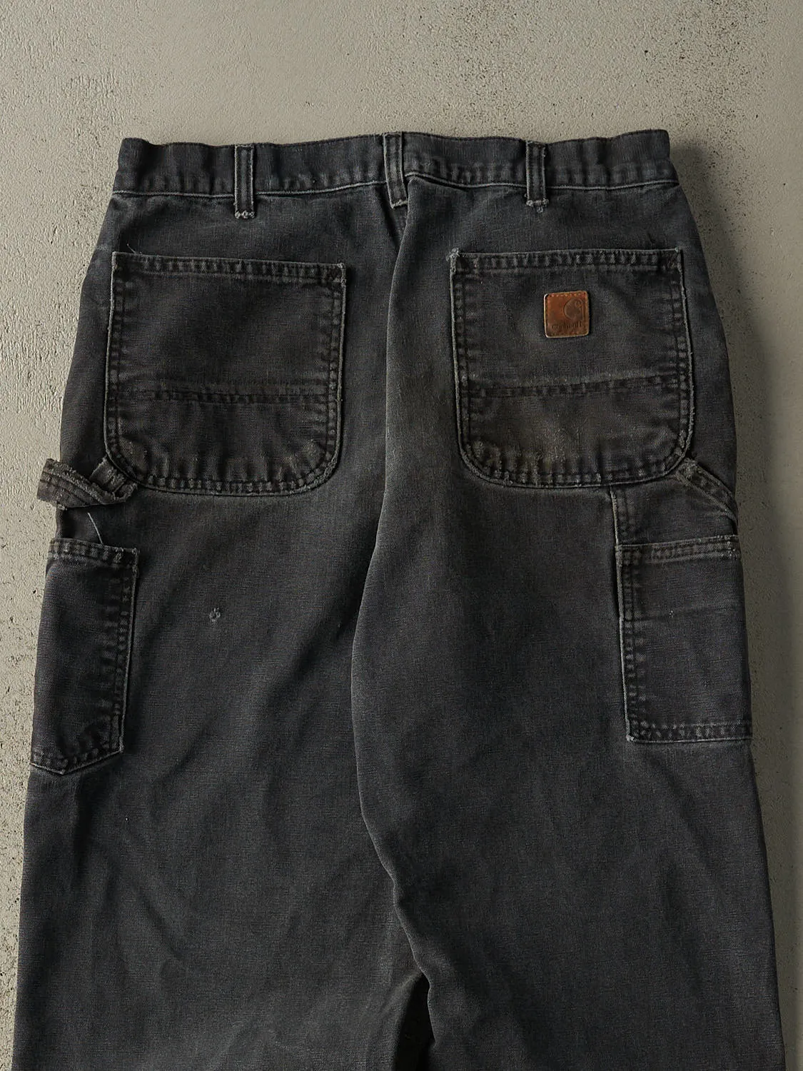 Vintage Y2K Faded Black Carhartt Carpenter Pants (32x32.5) sold by Rebalance Vintage product image thumbnail 5