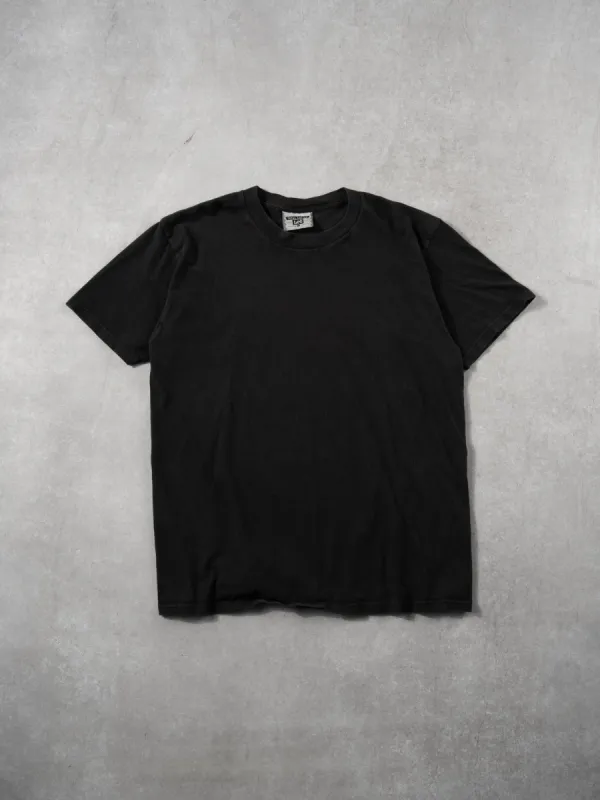 Vintage 90s Black Lee Blank Tee (M) sold by Rebalance Vintage