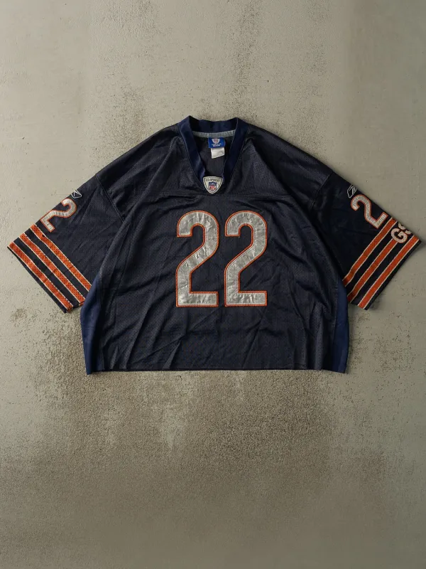 Vintage Y2K Navy Blue Chicago Bears Matt Forte #22 Cropped Football Jersey (L/XL) sold by Rebalance Vintage