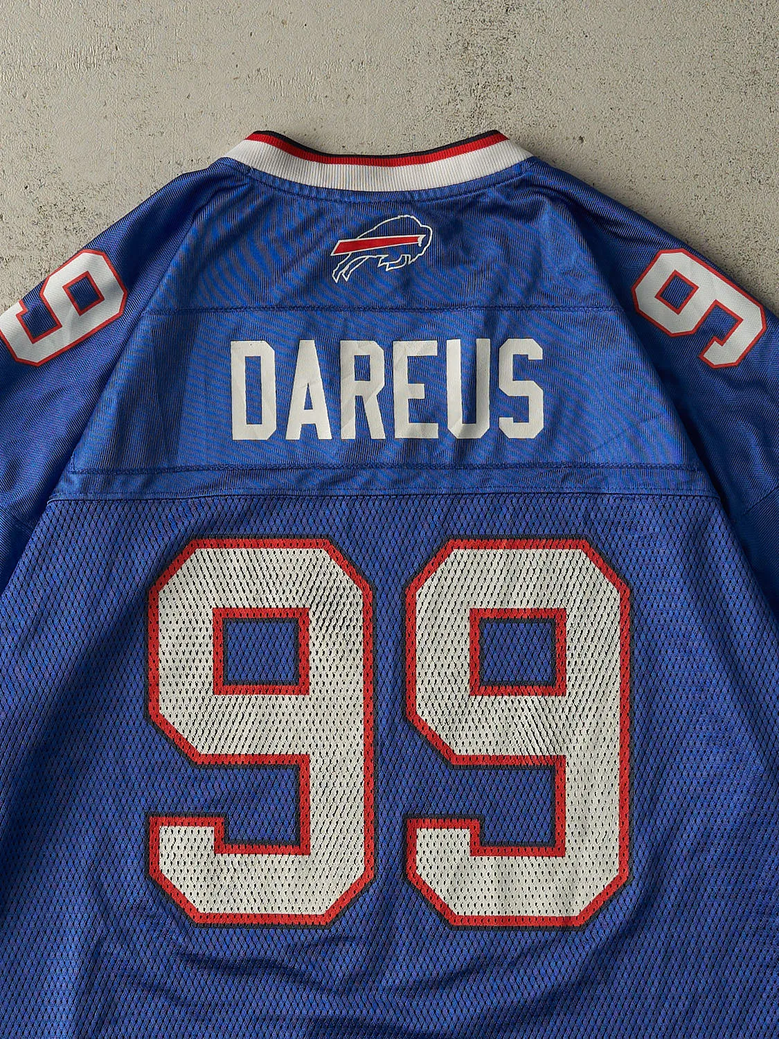 Vintage Y2K Blue Buffalo Bills Marcell Dareus #99 Football Jersey (XXXL) sold by Rebalance Vintage product image thumbnail 5