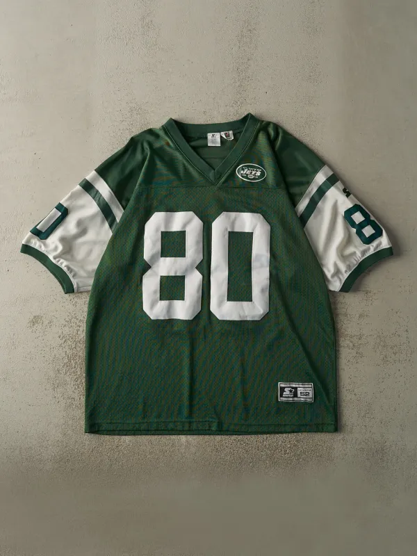 Vintage 90s Green New York Jets Wayne Chrebet #80 Football Jersey (XXL) sold by Rebalance Vintage