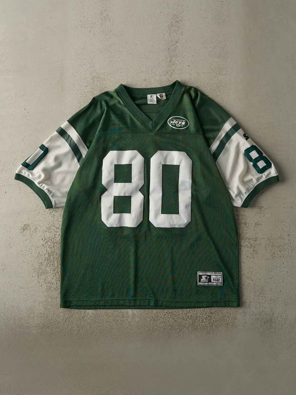 Vintage 90s Green New York Jets Wayne Chrebet #80 Football Jersey (XXL) sold by Rebalance Vintage