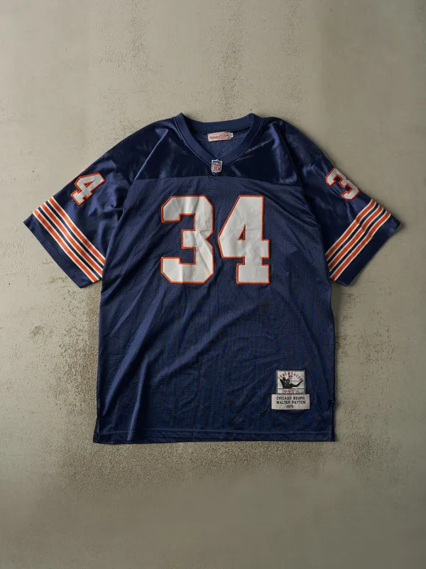 Vintage Y2K Navy Blue Chicago Bears #34 Walter Payton Football Jersey (XXXL) sold by Rebalance Vintage