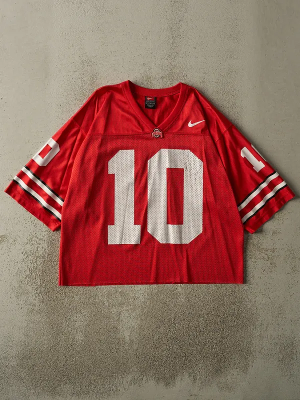 Vintage Y2K Ohio State Buckeyes #10 Cropped Football Jersey (M/L) sold by Rebalance Vintage