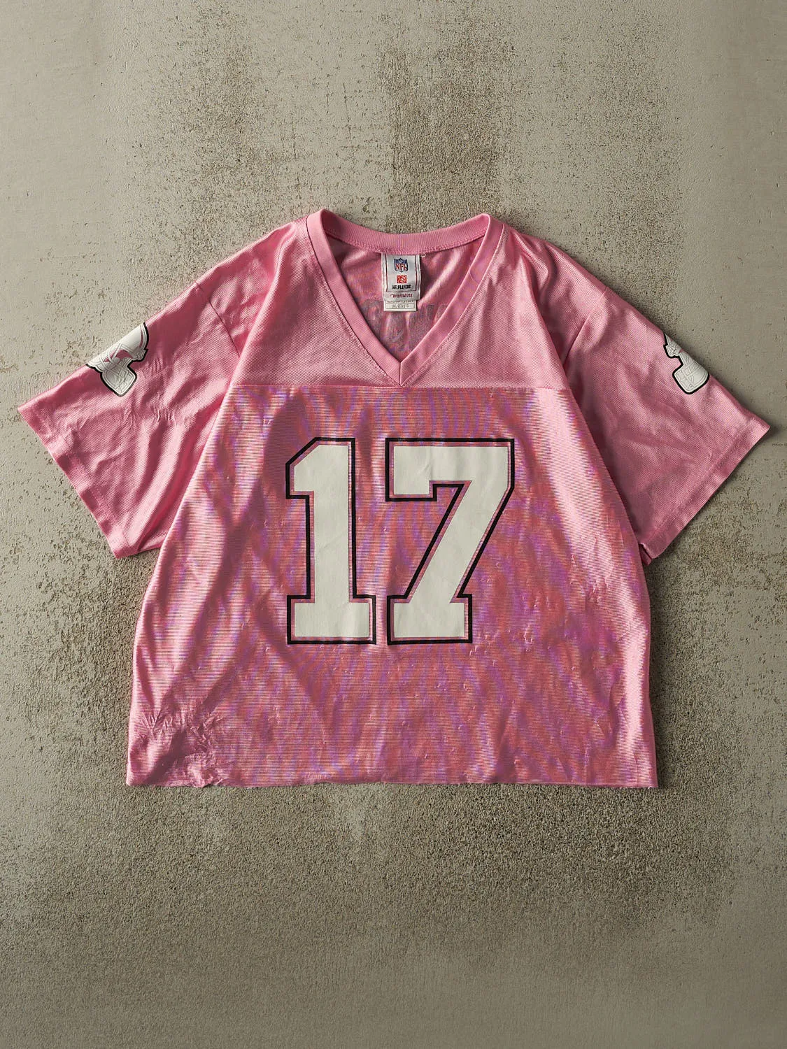 Vintage Y2K Pink Cleveland Browns #17 Braylon Edwards Cropped Football Jersey (S/M) sold by Rebalance Vintage