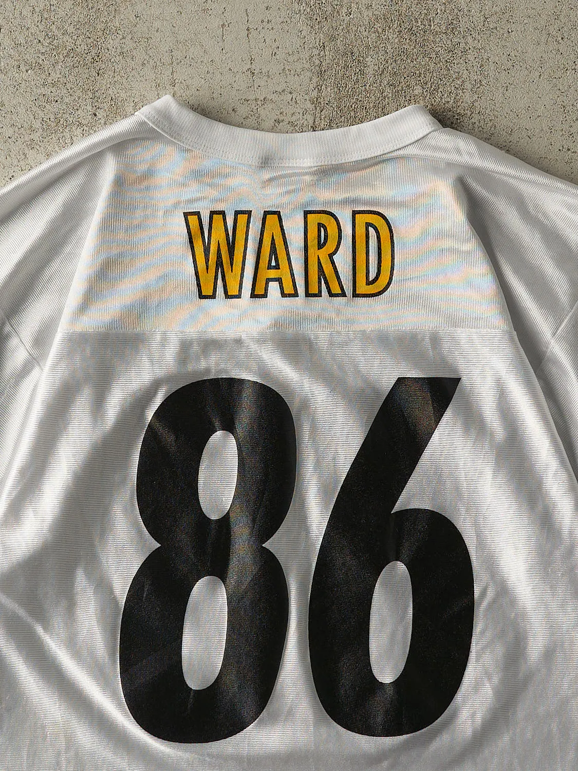 Vintage Y2K White Pittsburgh Steelers #86 Hines Ward Cropped Football Jersey (S/M) sold by Rebalance Vintage product image thumbnail 5