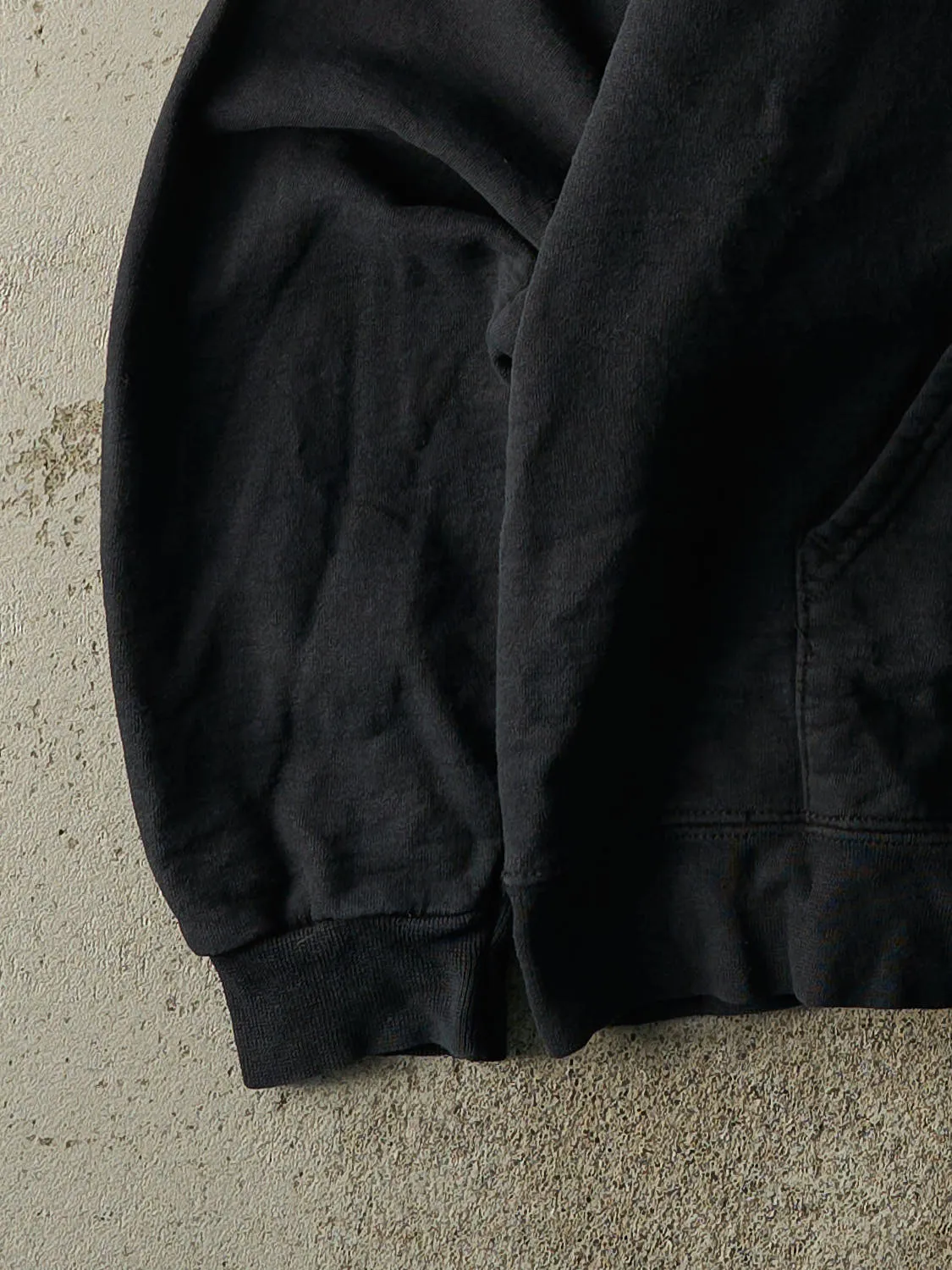 Vintage 90s Black Blank Hoodie (L/XL) sold by Rebalance Vintage product image thumbnail 3