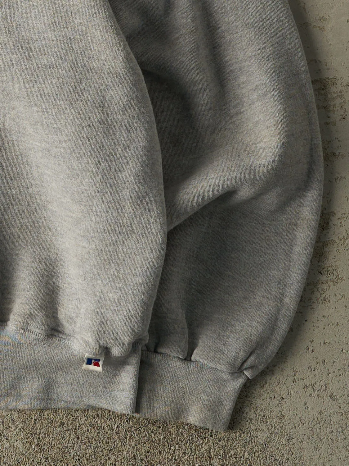 Vintage Y2K Grey Russell Athletic Blank Crewneck (M) sold by Rebalance Vintage product image thumbnail 3